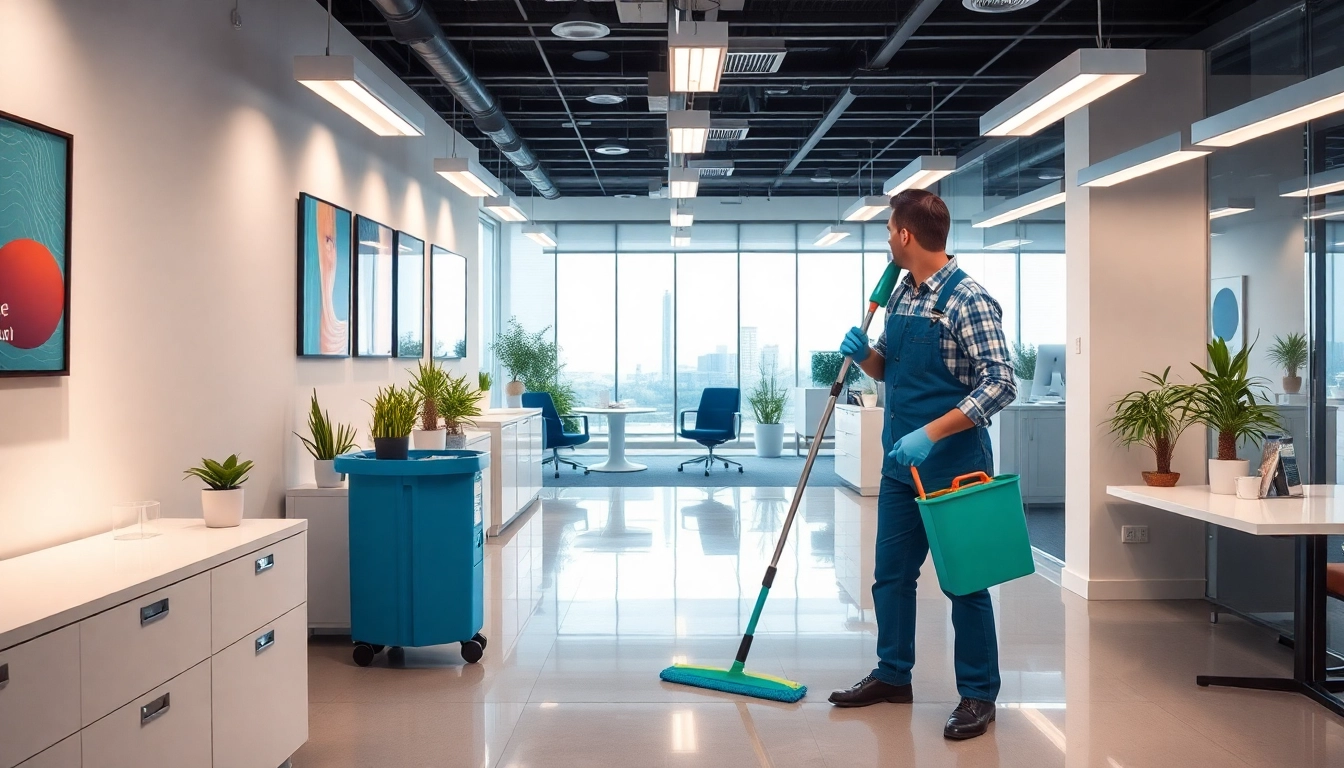 Enhance your office with Jacksonville commercial cleaning services performed by a professional cleaner.