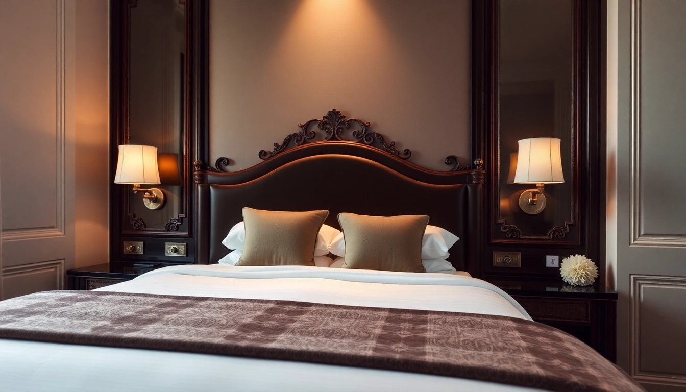 Showcasing stylish hotel bed frames with plush mattresses designed for ultimate guest comfort and luxury.