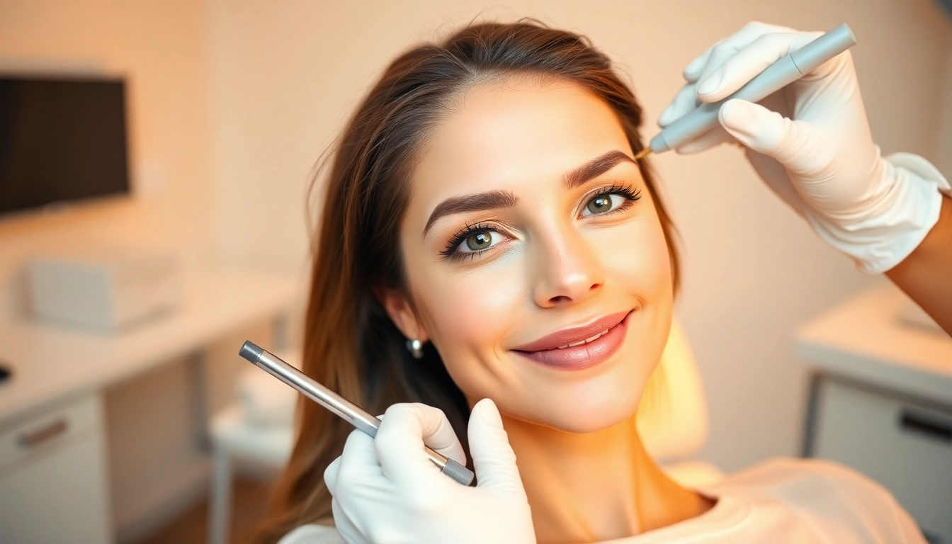 Client receiving Botox-Zürich treatment in a professional clinic environment, enhancing natural beauty.