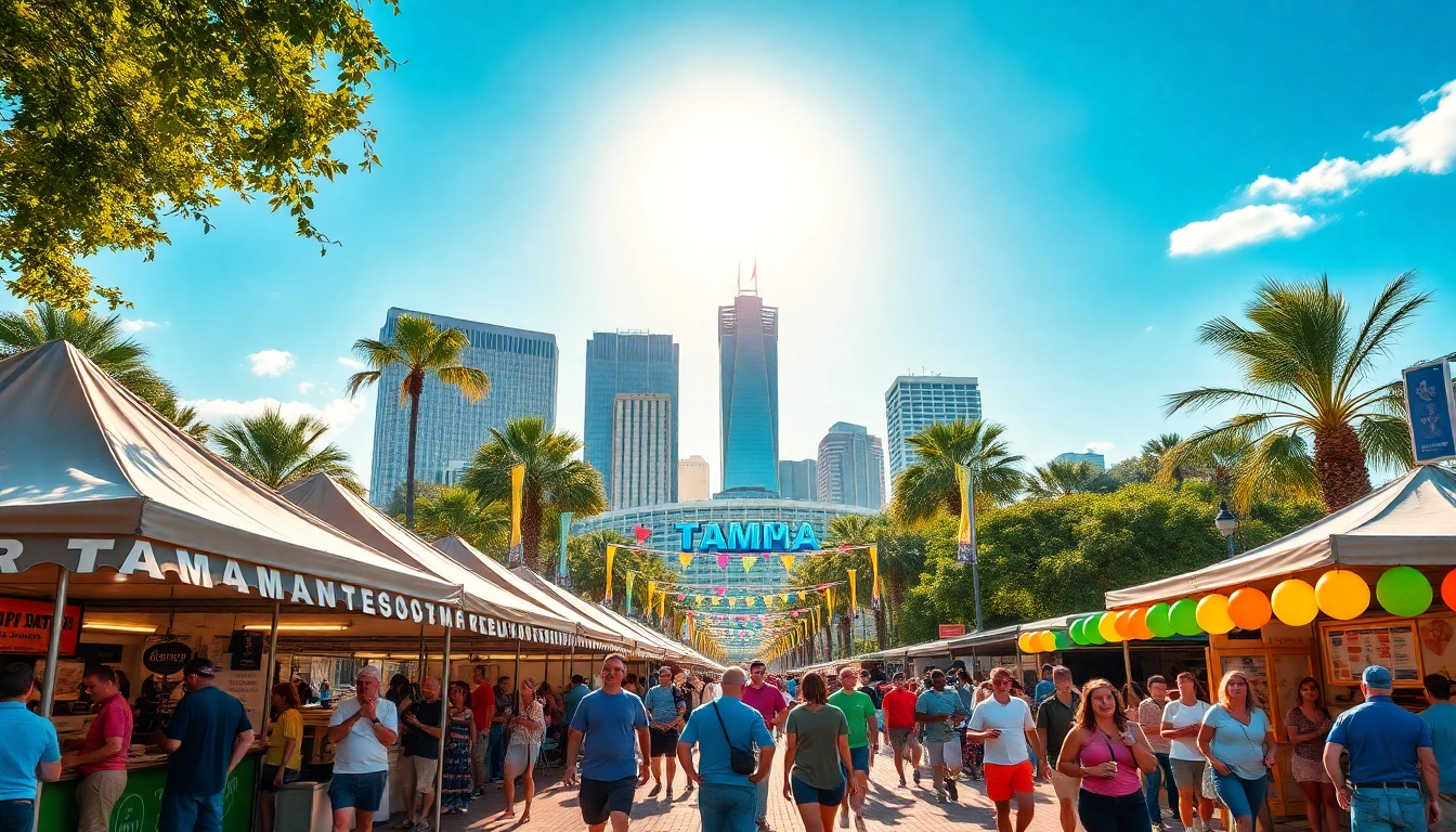 Experience exciting things to do in Tampa this weekend at a lively street festival with music and food.