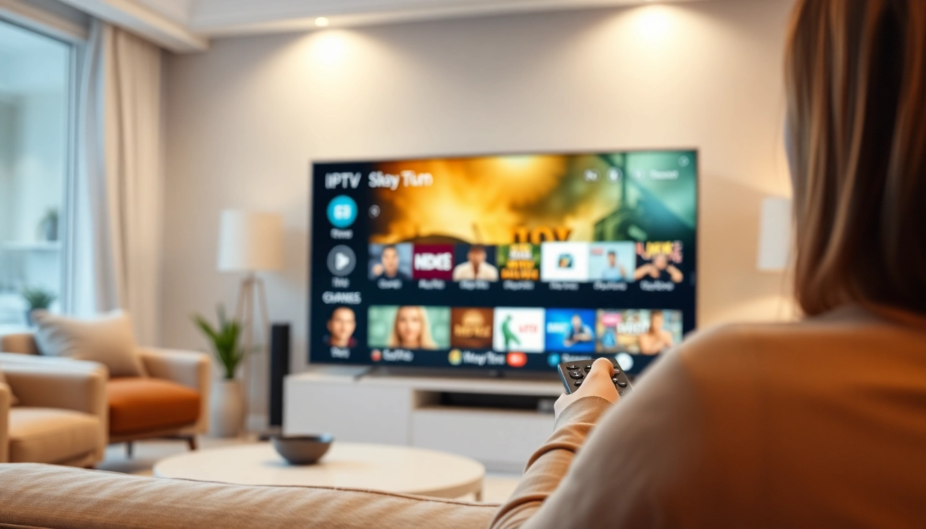Experience seamless streaming with IPTV Subscription USA on your modern smart TV interface.