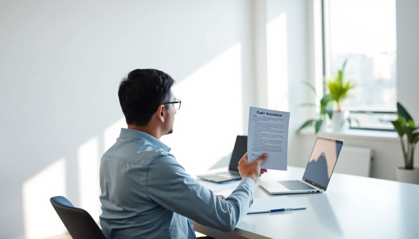 Execute ejari cancellation process with a professional's guidance and modern office setting.