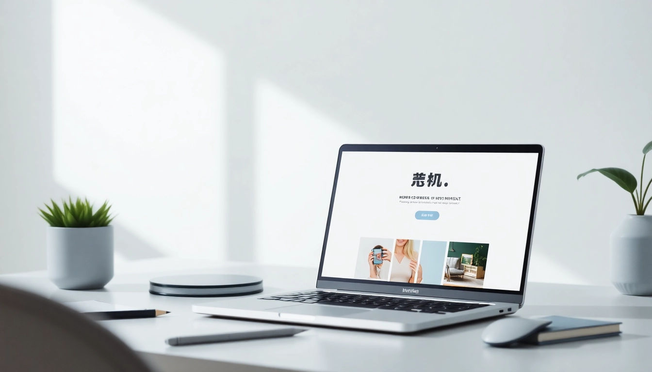 View the 美洽官网 interface showcased in a sleek, modern workspace design.