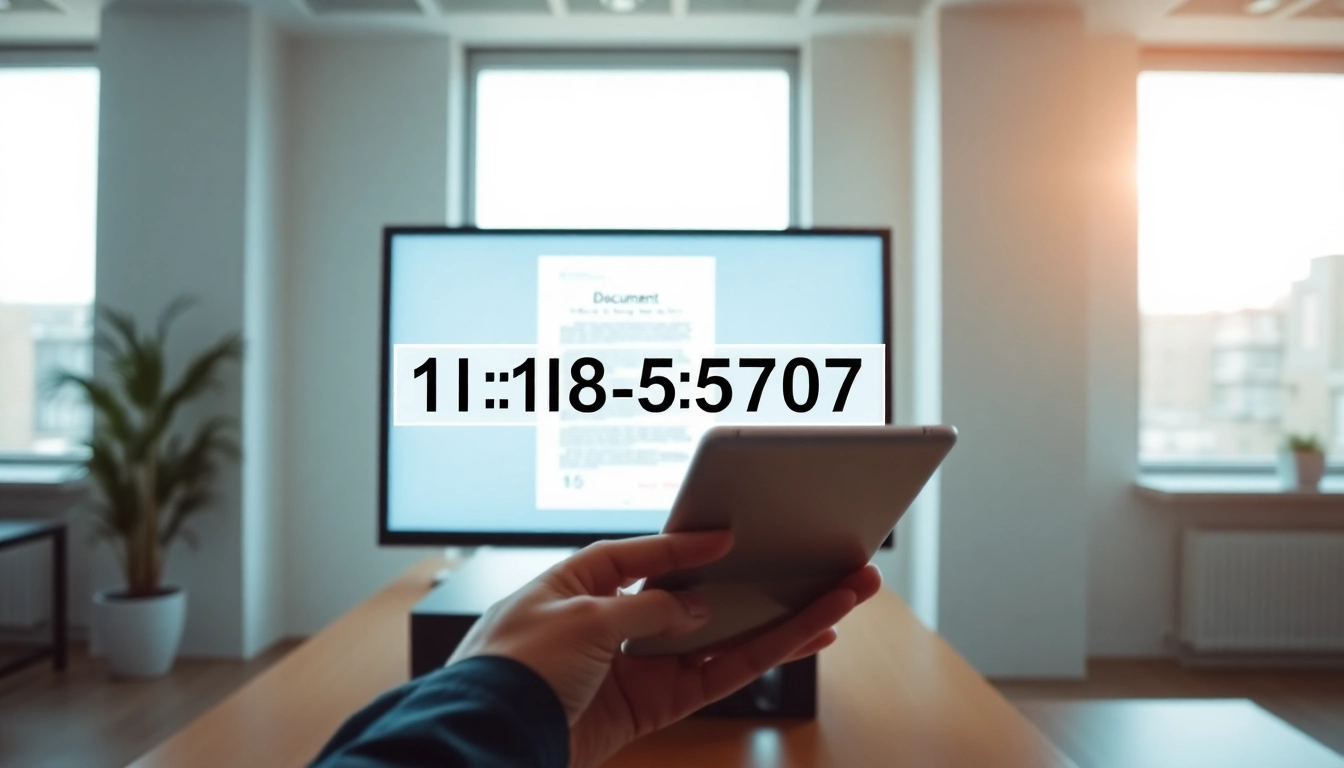 Securely timestamp your document online with innovative digital solutions highlighted in a professional setting.