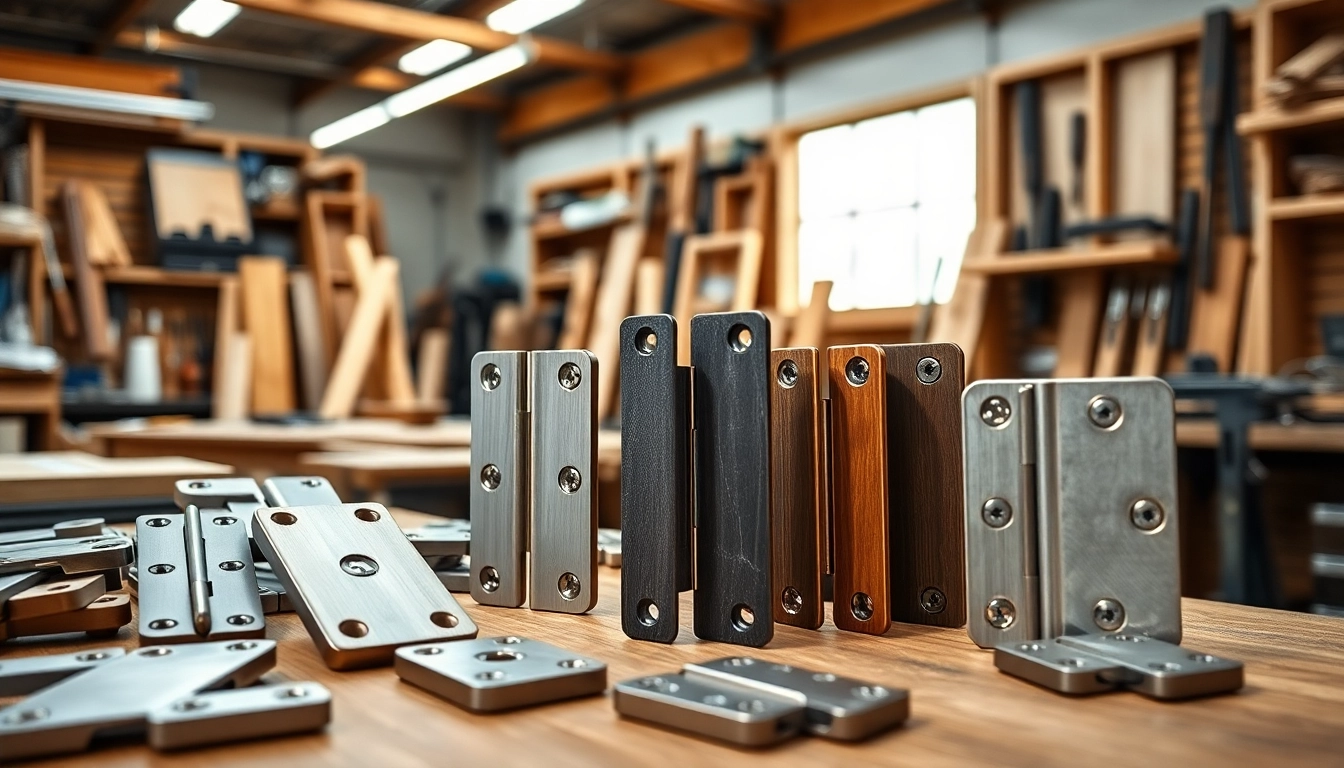 Showcase of Cabinet Hinge Manufacturers featuring various types of cabinet hinges with quality finishes.