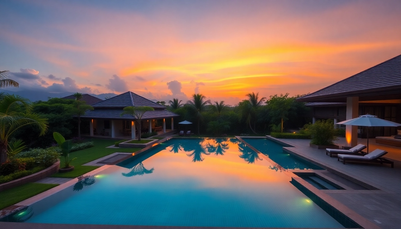 Stunning view of a luxurious villa representing a top phuket real estate agency's portfolio.