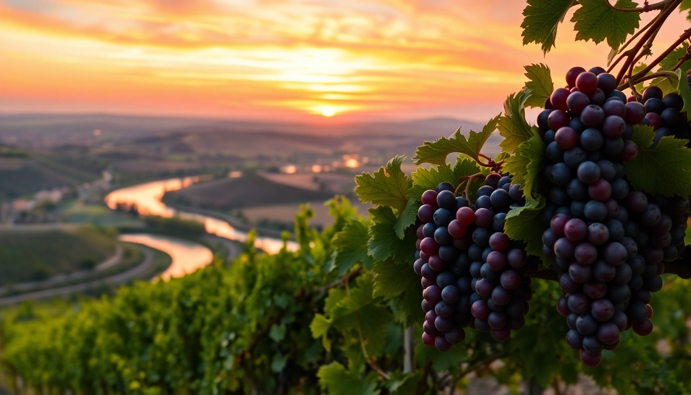 Experience Clarksburg's rich vineyards and stunning sunset over the Delta Wine Region.
