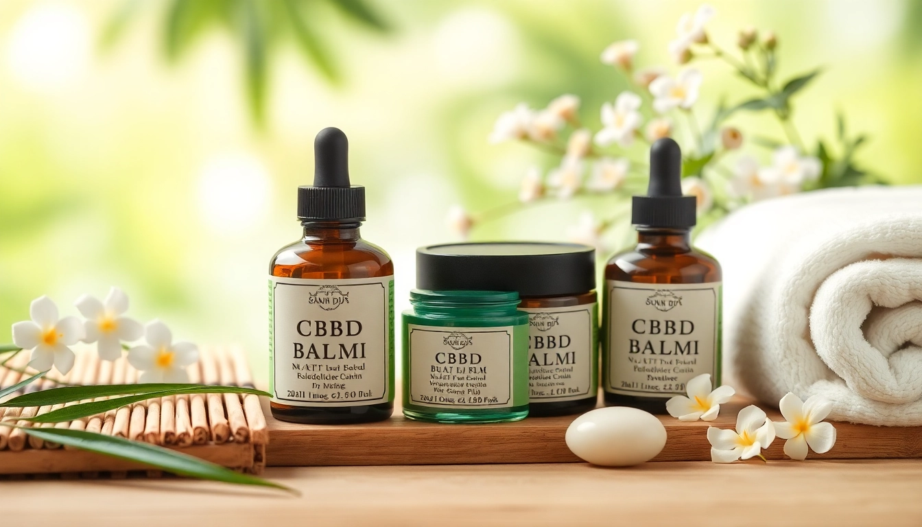 Apply CBD Balms for soothing relief from skin discomfort in a tranquil, natural setting.