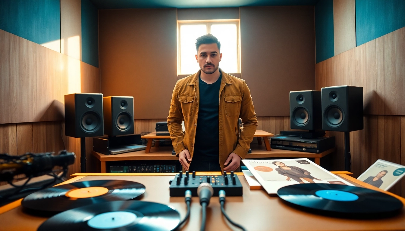 Engaging strategies for spotify promotion highlighted in a vibrant music studio.