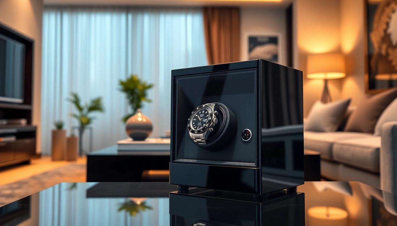 Showcase watch winder for rolex in a luxurious setting, highlighting its elegance and craftsmanship.