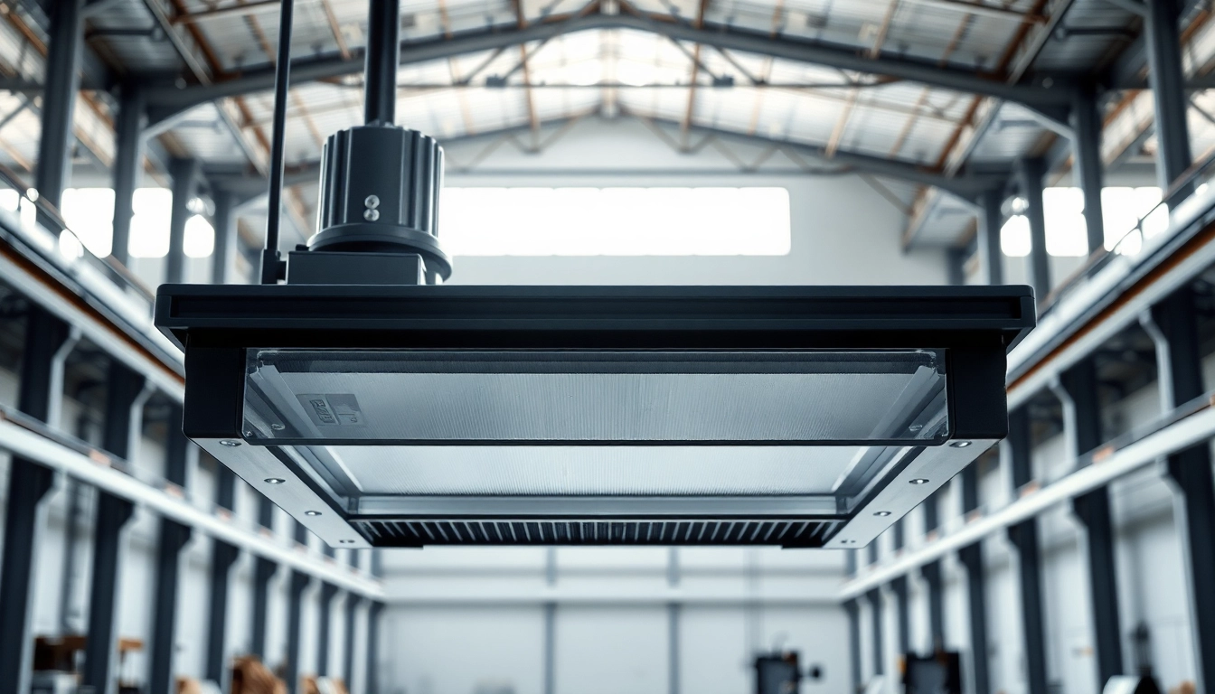 Inspecting a vapor tight fixture in an industrial location to illustrate durability and design.