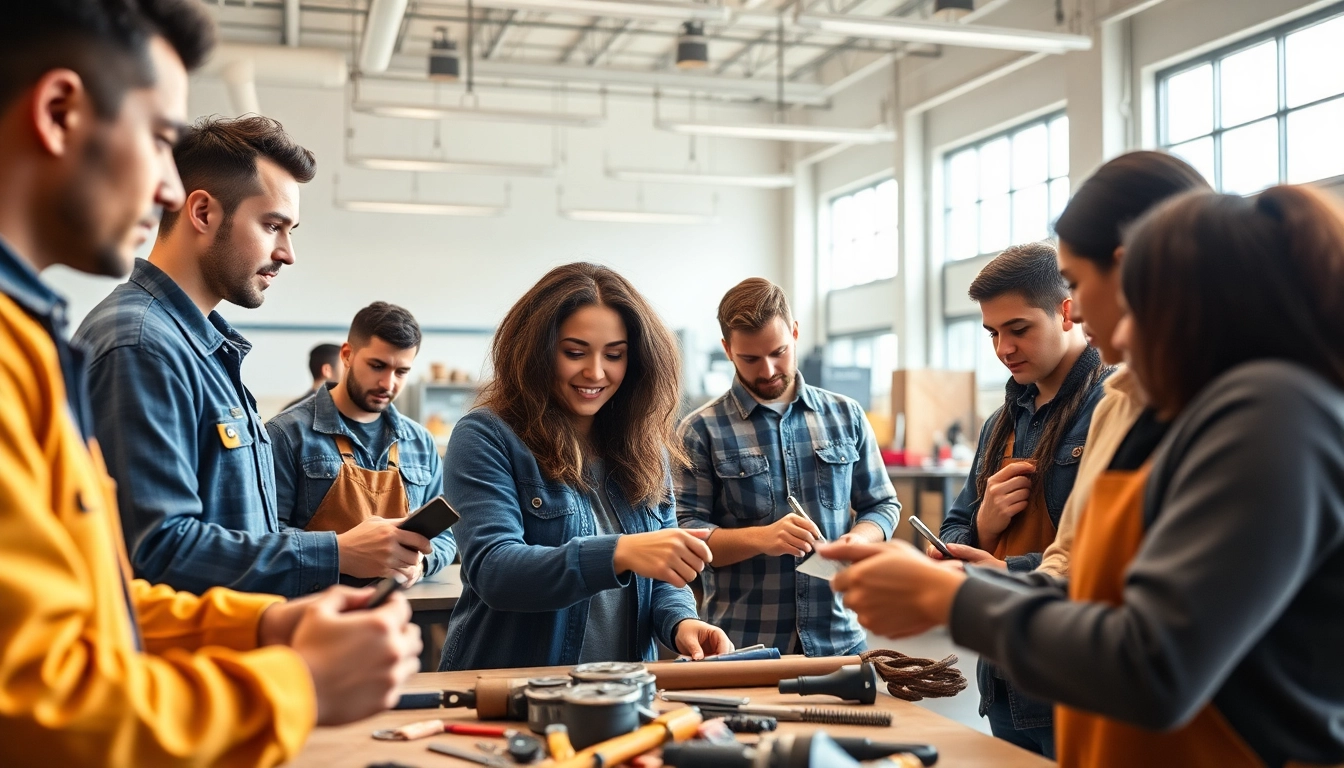 Train at a trade school Knoxville TN with hands-on learning in a modern workshop environment.