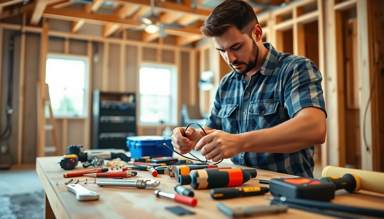 Experienced electrician apprentice engaged in hands-on training for electrician apprenticeship hawaii.