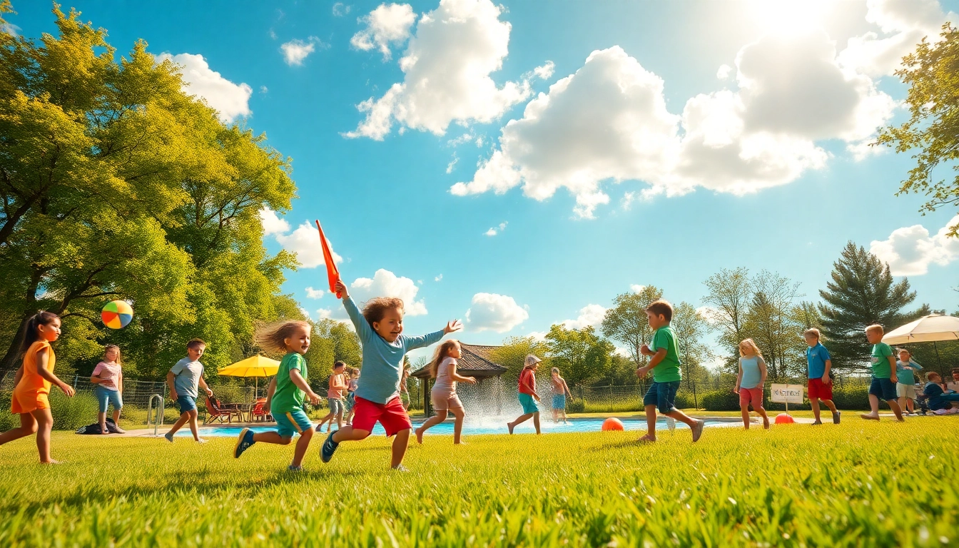 Children enjoying diverse activities at holiday camps, promoting fun and learning.