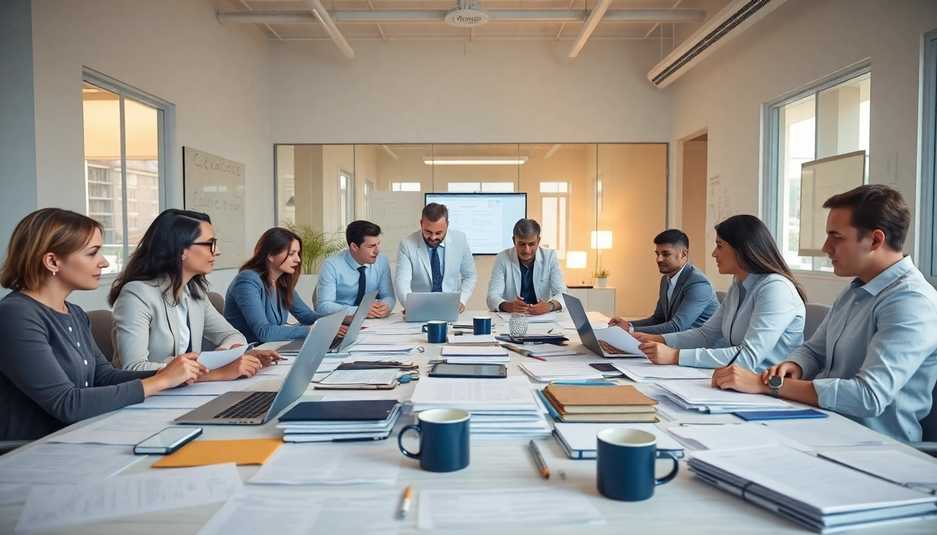 Streamlined QSM document clearing services in an engaging office setting with professionals in action.